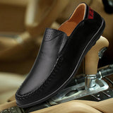 Fashion Genuine Leather Male Shoes Plus size to 13