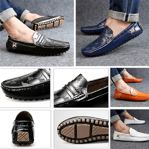 Men's Luxury Fashion Slip On Driving Shoes