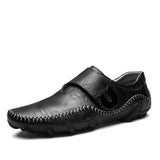 High Quality Leather Plush Warm Men Shoes