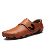 High Quality Leather Plush Warm Men Shoes