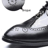 Men's Shoes - New Fashion Microfiber Leather Men's Dress Shoes