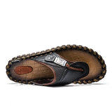 New Men's Flip Flops Genuine Slippers