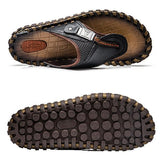 New Men's Flip Flops Genuine Slippers