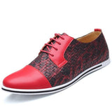 Autumn Spring Breathable Lace Up  Casual Mens Shoes
