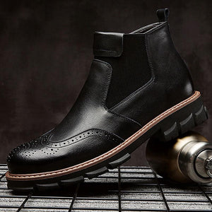 Fashion British Style Men Chelsea Ankle Boots