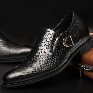 Fashion Italian Genuine Leather Wedding Oxfords Shoes