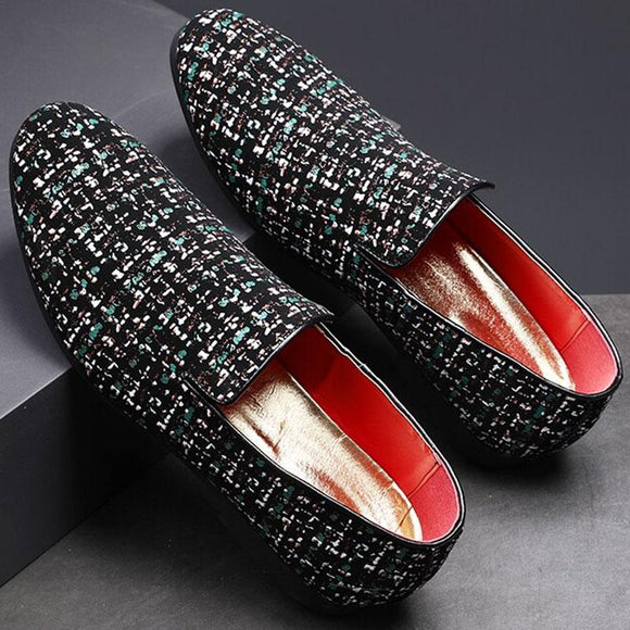 Luxury Rhinestone Formal Wedding Men's Dress Shoes