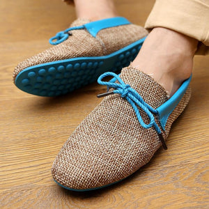 Breathable Fashion Weaving Men Casual Shoes