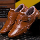 British Style Moccasins Genuine Leather Men's Casual Shoes