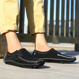 Faux Suede Classics Loafers Men Casual Driving Shoes