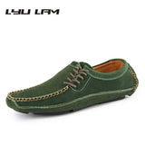 Faux Suede Classics Loafers Men Casual Driving Shoes