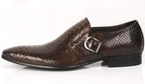 Fashion Italian Genuine Leather Wedding Oxfords Shoes