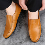 Genuine Leather Breathable Casual Italian Loafers