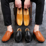 Genuine Leather Breathable Casual Italian Loafers