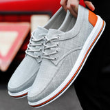 Fashion Comfortable Canvas Lace-Up Men's Casual Shoes