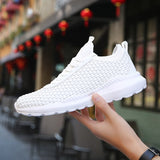 Men's Fashion walking Jogging woven Running Sneaker Shoes