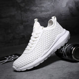 Men's Fashion walking Jogging woven Running Sneaker Shoes