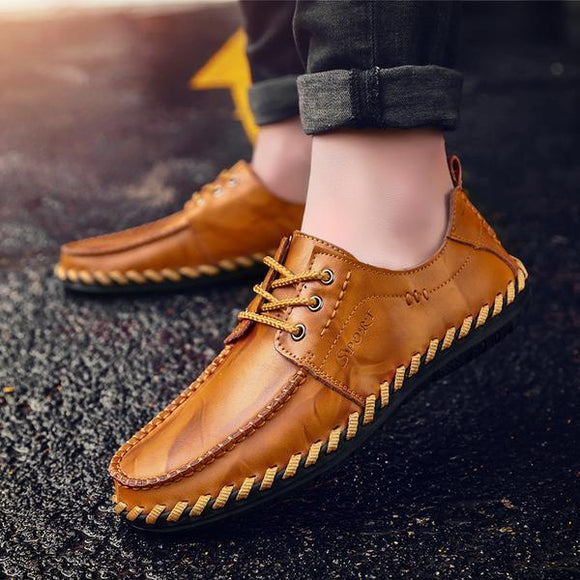 2020 Fashion Genuine Leather Comfort Casual Loafers