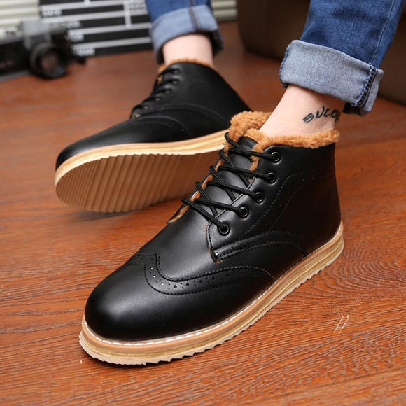 Men's Sneaker - Men Winter Warm Ankle Boots