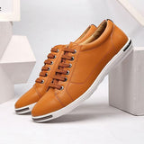 Low Top Breathable Leather Business Casual Shoes