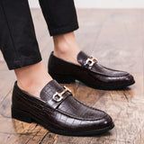 Men's Genuine Leather Brogue Dress Shoes