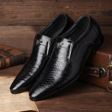 Men's Retro Formal Business Leather Footwear Dress Shoes