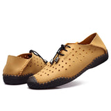 Leisure Style Male Summer Shoes Soft Leather shoe For Men