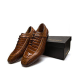 Fashion Italian  Leather Luxury  Oxford Mens Shoes