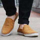 Men Fashion Soft Genuine Leather Comfortable Driving Loafers