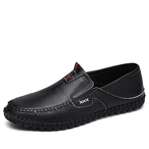 Fashion Leather Comfortable Slip-On Men's Casual Shoes