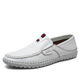 Fashion Leather Comfortable Slip-On Men's Casual Shoes