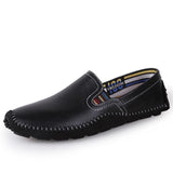 Handmade Men Shoes  Leather Men Flats Comfort Driving Shoes