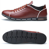 New England Male Breathable Leather Casual Shoes