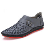 Genuine Leather Slip On Driving Oxford Shoes