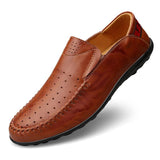 Fashion Genuine Leather Male Shoes Plus size to 13