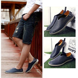 Leisure Breathable Handmade Holes Driving Shoes