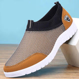 Summer Mesh Breathable Comfortable Slip on Men's Casual Shoes