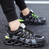 Male Light Mesh Breathable Lace-up Flat Shoes