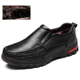 Autumn Winter Genuine Leather Big Size Men Casual Shoes