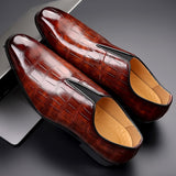 Men's Fashion Handmade Moccasins Leather Dress Shoes