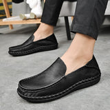 Men's Driving Leather Loafers Leisure Moccasins Casual Shoes