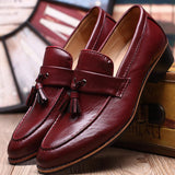 Men's Tassels Leather Oxford Dress Shoes