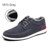 Men's Leather Casual Warm Shoes