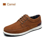 Men's Leather Casual Warm Shoes