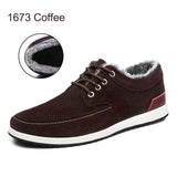 Men's Leather Casual Warm Shoes