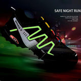 Plus Size Reflective Breathable Outdoor Men Sneakers Casual Shoes