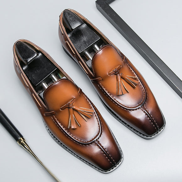 Men's  Tassels Handmade Dress Shoes