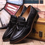 Men's Tassels Leather Oxford Dress Shoes