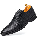 Men's  Fashion Business Leather Oxford Wedding Dress Shoes