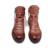 Men's Retro Ankle Leather Boots